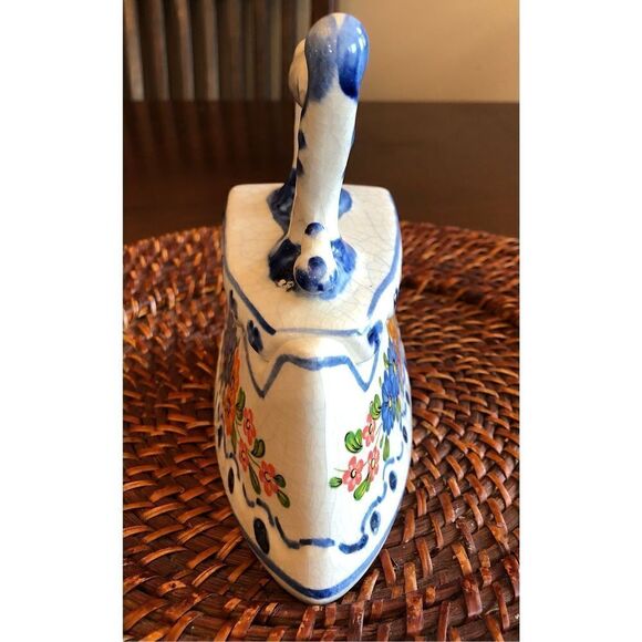 VINTAGE - 🎉HP🎉 Unique Decorative Porcelain Jewelry/Trinket BoxFrench Country - Picture 4 of 16